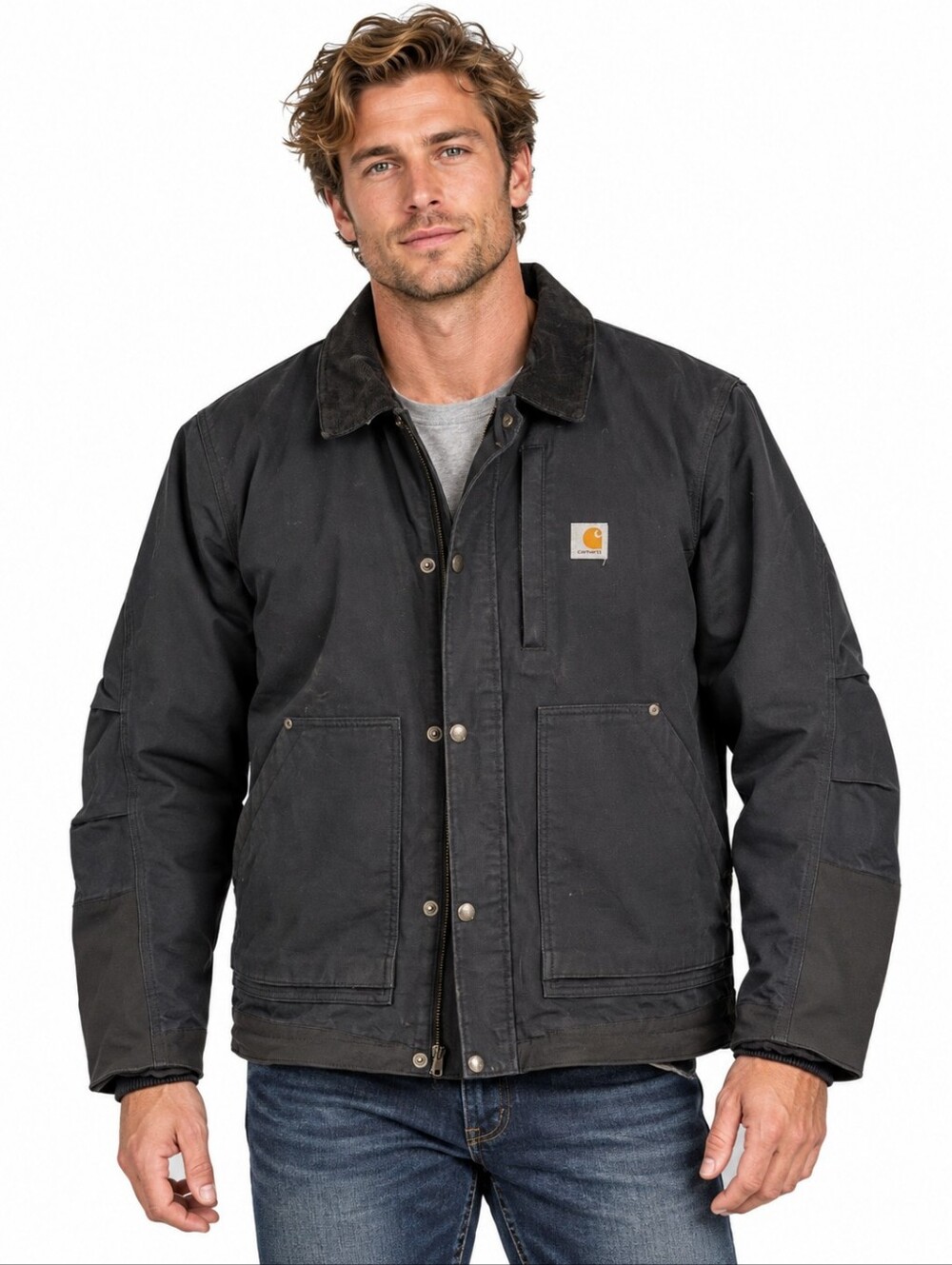 Carhartt Full Swing Thinsulate Insulated Work Jacket Black Large